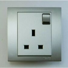 13A 1G SOCKET SILVER VIVACE KB15_AS for sale