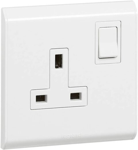 Legrand Belanko 13A Single Switch Socket UK Standard …