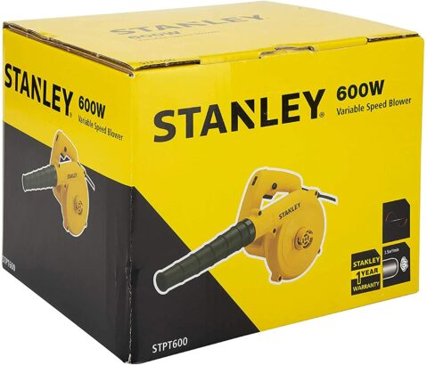 Stanley 600W Variable Speed Air Blower, Yellow – STPT600-B5, 2 Years Warranty-30% Discount Sale