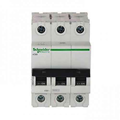 Schneider circuit breaker – xC60 – 3 poles A9N3P63C
