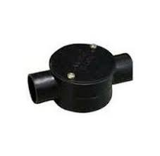 25MM PVC 2WAY ANGLE JUNCTION BOX BLACK – DECODUCT