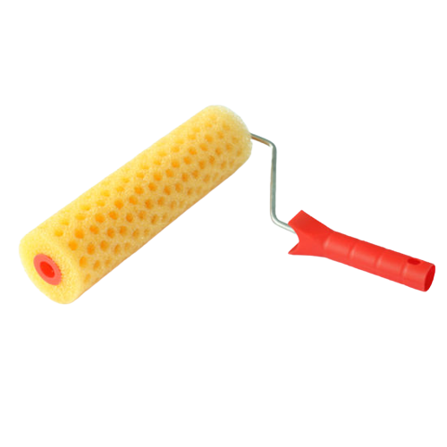 YELLOW FOAM WITH HOLE PAINT ROLLER (1X60) YFPR-HOLE 9″