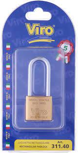 VIRO-ITALY LONG SHACKLE PADLOCK 311/64