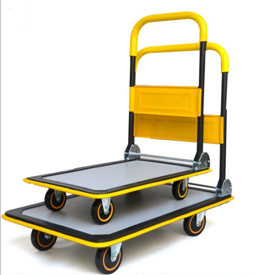 YELLOW HAND TRUCK H/DUTY 150kg OBS13