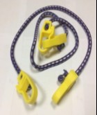 Normal Rubber Materials 8mm X 24″(61 cm) X 2 pc Plastic Hooks XH-L8014-2