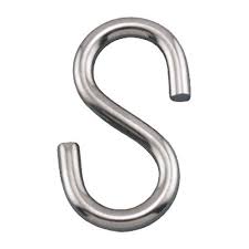 STAINLESS STEEL GALVS S HOOK 8MM(1X500) SSH8MM