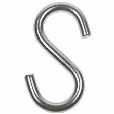 STAINLESS STEEL GALVS S HOOK 8MM(1X500) SSH8MM