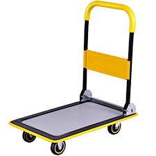 YELLOW HAND TRUCK H/DUTY 150kg OBS13