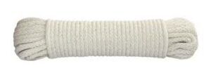 COTTON NATURAL 16 STRAND ROPE 10MMX15M(1X25) 51218