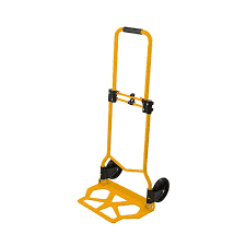 Tolsen Foldable Hand Trolley, 62600, 70 Kg Load Capacity, Yellow