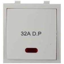 32A DP SWITCH WITH NEON -MK SLIM LINE