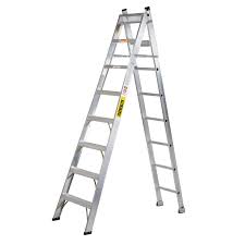 Zamil Step Ladder, DPL-12, Aluminium, 2 Sides, 12 Steps, 3.6 Mtrs, 113 Kg Weight Capacity