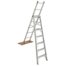 Zamil Step Ladder, DPL-12, Aluminium, 2 Sides, 12 Steps, 3.6 Mtrs, 113 Kg Weight Capacity