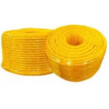 Nylon Rope, 6MM x 50 Mtrs, Yellow