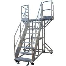 Topman Cantilever Staircase Ladder, CSAL12, Aluminium, 11+1 Steps