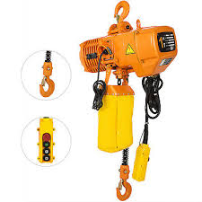 Aqson Electric Chain Hoist, AEH01-01, 6 Mtrs Length, 1000 Kg, Orange